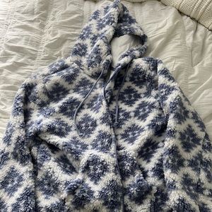 Pacsun Patterned Light Sherpa Jacket